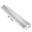 VEVOR PEX Heat Transfer Plates, 50 pcs Box Radiant Heat Transfer Plates, 4 ft Aluminum PEX Heat Transfer Plates, 1/2 inch Heat Transfer Plates Designed for PEX Tubing