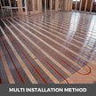 VEVOR PEX Heat Transfer Plates, 50 pcs Box Radiant Heat Transfer Plates, 4 ft Aluminum PEX Heat Transfer Plates, 1/2 inch Heat Transfer Plates Designed for PEX Tubing