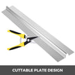 VEVOR PEX Heat Transfer Plates, 50 pcs Box Radiant Heat Transfer Plates, 4 ft Aluminum PEX Heat Transfer Plates, 1/2 inch Heat Transfer Plates Designed for PEX Tubing