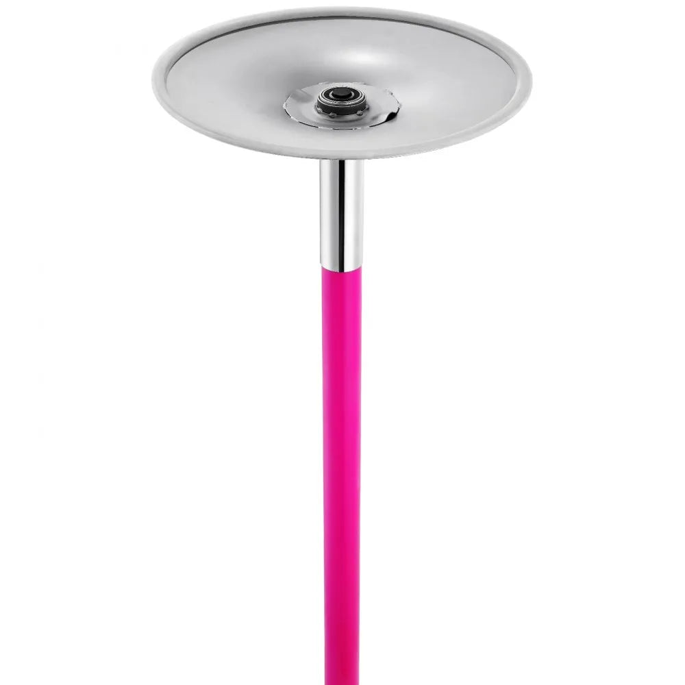 VEVOR Professional Dancing Pole, Spinning Static Dancing Pole Kit, Portable Removable Pole, 40mm Heavy-Duty Stainless Steel Pole, Height Adjustable Fitness Pole, for Exercise Home Club Gym, Pink