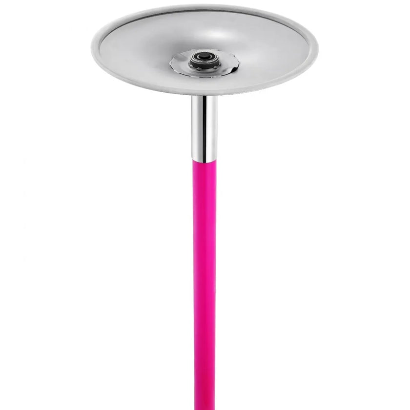VEVOR Professional Dancing Pole, Spinning Static Dancing Pole Kit, Portable Removable Pole, 40mm Heavy-Duty Stainless Steel Pole, Height Adjustable Fitness Pole, for Exercise Home Club Gym, Pink