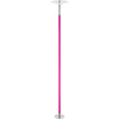 VEVOR Professional Dancing Pole, Spinning Static Dancing Pole Kit, Portable Removable Pole, 40mm Heavy-Duty Stainless Steel Pole, Height Adjustable Fitness Pole, for Exercise Home Club Gym, Pink