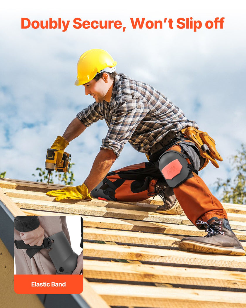 VEVOR Knee Pads for Work Extra Thick for Construction Flooring Roofing Cleaning
