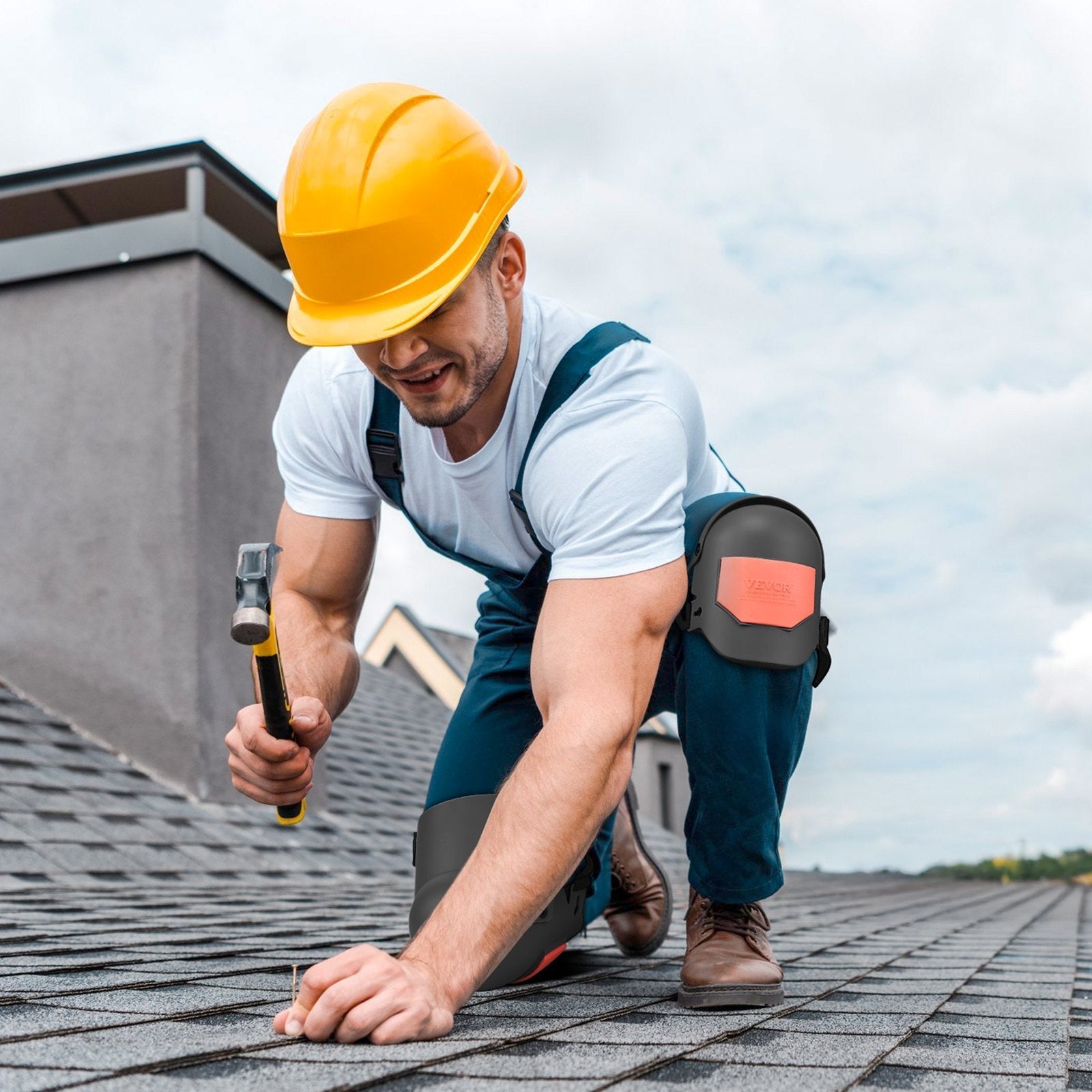 VEVOR Knee Pads for Work Extra Thick for Construction Flooring Roofing Cleaning
