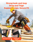 VEVOR Knee Pads for Work Extended Construction Knee Pads Anti-Slip Foam Cushion