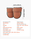 VEVOR Knee Pads for Work Durable Leather Construction Pads Washable Extra Thick