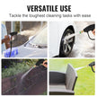VEVOR Short Pressure Washer Gun, 4350 PSI High Power Washer Spay Gun, M22-14 Inlet & 1/4'' Outlet Hose Connector Foam Gun, Stainless Steel Pressure Washer Handle with 5 Color Quick Connect Nozzles