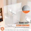 VEVOR Semi-frameless Double Sliding Shower Door SGCC Tempered Glass 1/4