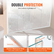 VEVOR Semi-frameless Double Sliding Shower Door SGCC Tempered Glass 1/4