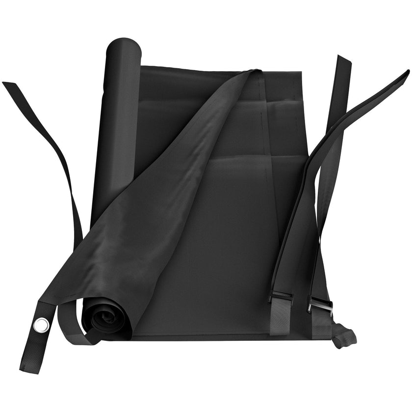 VEVOR T-Top Sun Shade Kit 5' x 5', UV-Proof 600D Polyester T-top Extension Kit with Rustproof Steel Telescopic Poles, Waterproof T-Top Shade Kit, Easy to Assemble for T-Tops ? Bimini Top