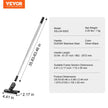 VEVOR Drywall Skimming Kit, Handle + Fixator Smoothing Knife Accessory, Professional Skim Coat Tools For Drywall, Wipe/Drywall Knife, for Gyprock / WallBoard / Plasterboard (No Blade)
