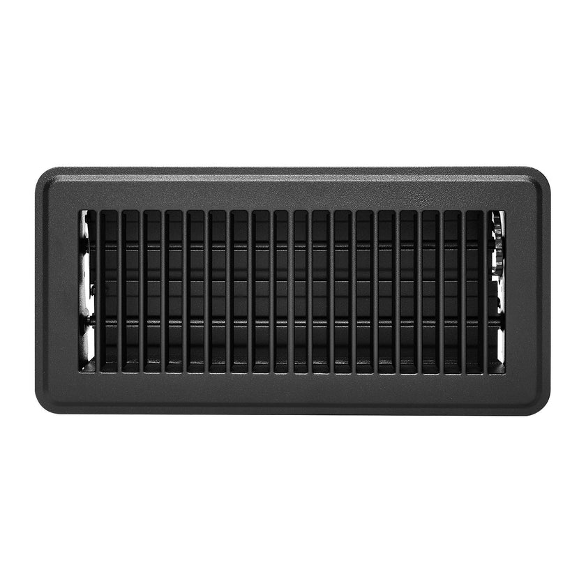 VEVOR Floor Registers 4 x 10 Inch 12-Pack Iron Floor Vents for HVAC Vents Black