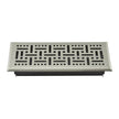 VEVOR Floor Registers 4x10 Inch 2-Pack Iron Floor Vents for HVAC Nickel-Plated