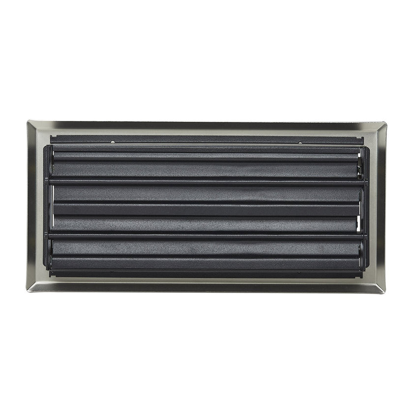 VEVOR Floor Registers 4x10 Inch 2-Pack Iron Floor Vents for HVAC Nickel-Plated