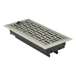 VEVOR Floor Registers 4x10 Inch 2-Pack Iron Floor Vents for HVAC Nickel-Plated
