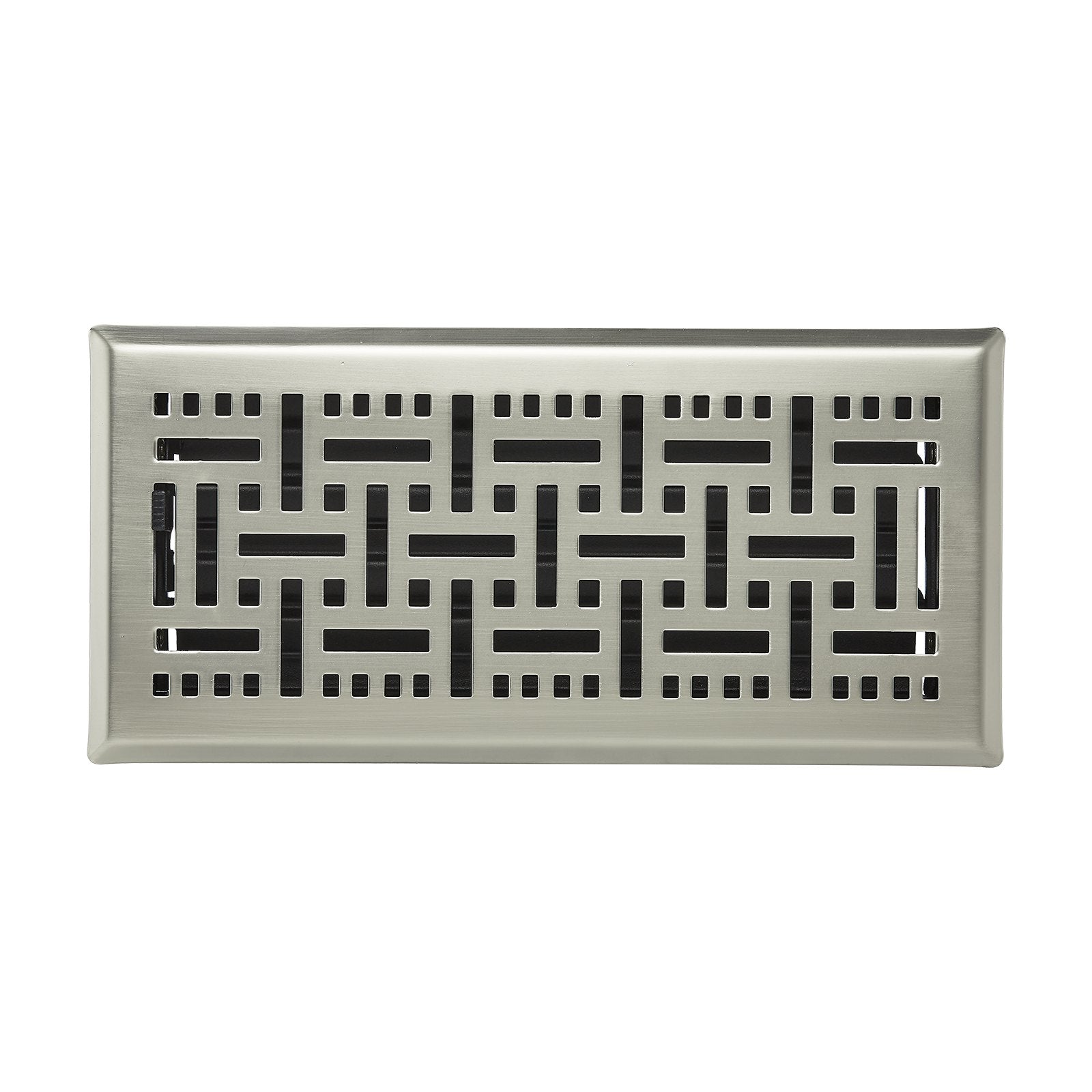VEVOR Floor Registers 4x10 Inch 2-Pack Iron Floor Vents for HVAC Nickel-Plated