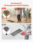 VEVOR Floor Registers 4 x 10 Inch 6-Pack Iron Floor Vents for HVAC Vents Brown