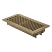 VEVOR Floor Registers 4 x 10 Inch 6-Pack Iron Floor Vents for HVAC Vents Brown