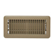 VEVOR Floor Registers 4 x 10 Inch 6-Pack Iron Floor Vents for HVAC Vents Brown