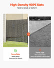 VEVOR Chain Link Fence Privacy Slats Single-Wall for 6' High Fence Bottom Lock