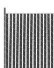 VEVOR Chain Link Fence Privacy Slats Single-Wall for 6' High Fence Bottom Lock