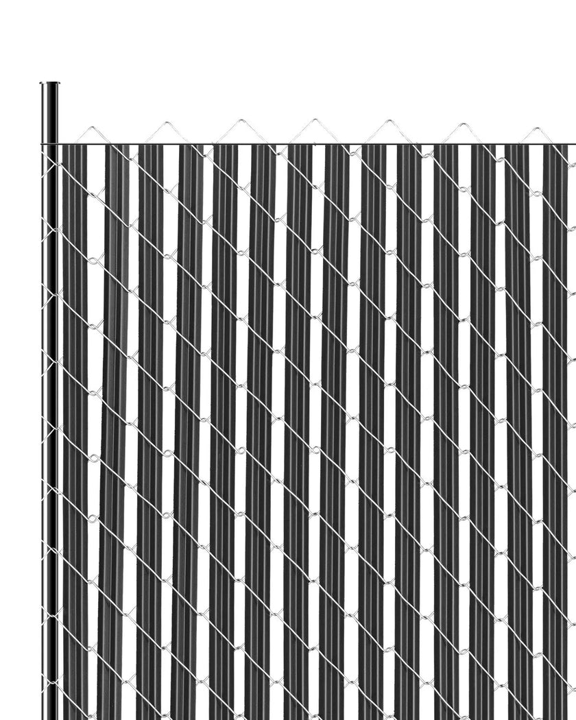 VEVOR Chain Link Fence Privacy Slats Single-Wall for 6' High Fence Bottom Lock