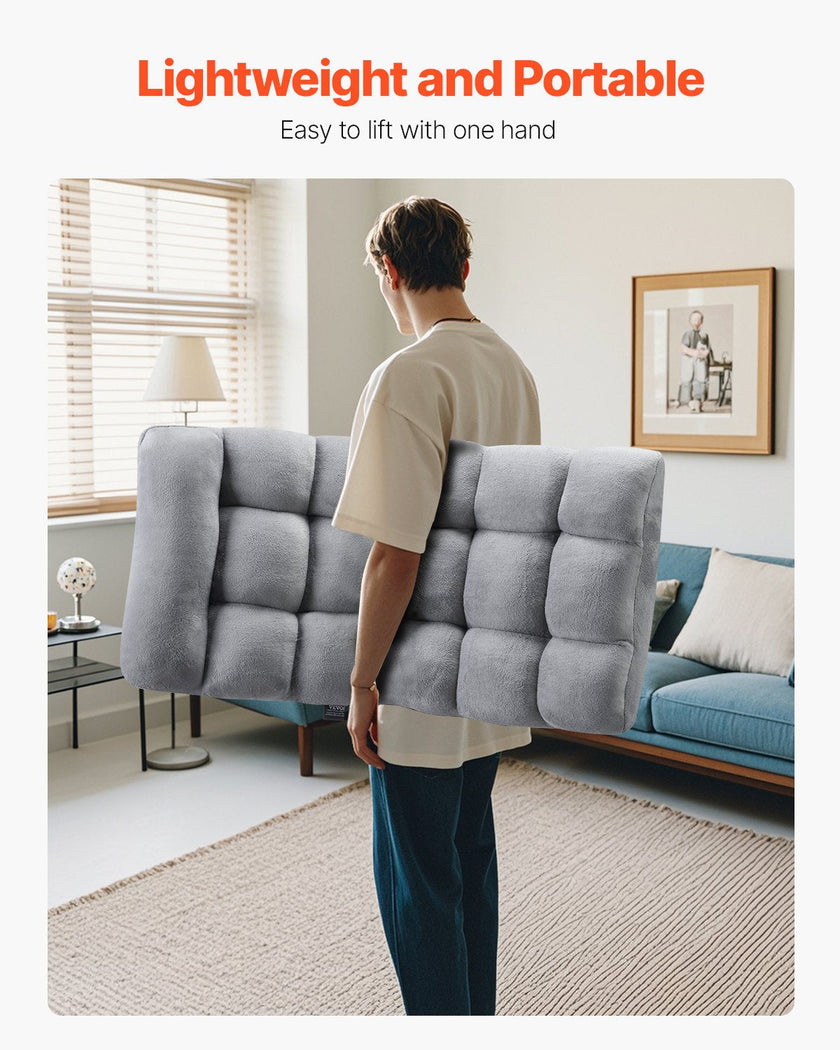 VEVOR Floor Chair with Back Support Folding Sofa Chair 14 Adjustable Positions