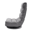 VEVOR 360° Swivel Floor Gaming Chair with 4 Adjustable Position Folding Chair