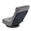 VEVOR 360° Swivel Floor Gaming Chair with 4 Adjustable Position Folding Chair