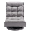 VEVOR 360° Swivel Floor Gaming Chair with 4 Adjustable Position Folding Chair
