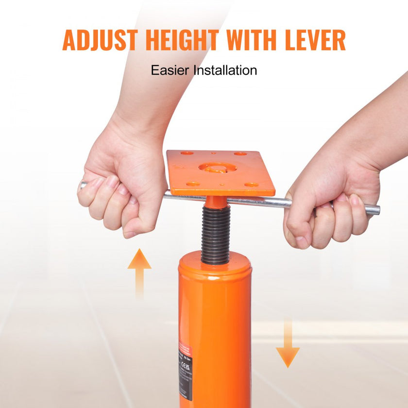 VEVOR Adjustable Floor Jack Post House Floor Leveling Lift 12