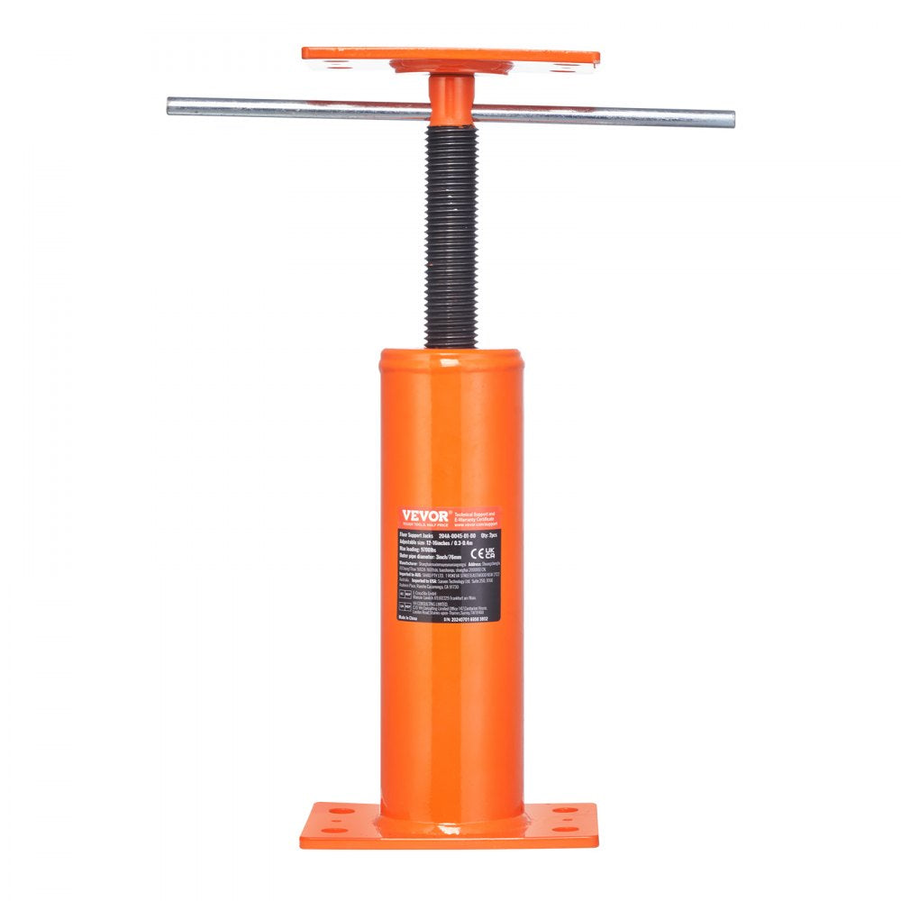 VEVOR Adjustable Floor Jack Post House Floor Leveling Lift 12