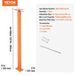 VEVOR Adjustable Floor Jack Post House Floor Leveling Lift 54