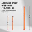 VEVOR Adjustable Floor Jack Post House Floor Leveling Lift 56