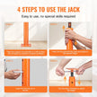 VEVOR Adjustable Floor Jack Post House Floor Leveling Lift 53