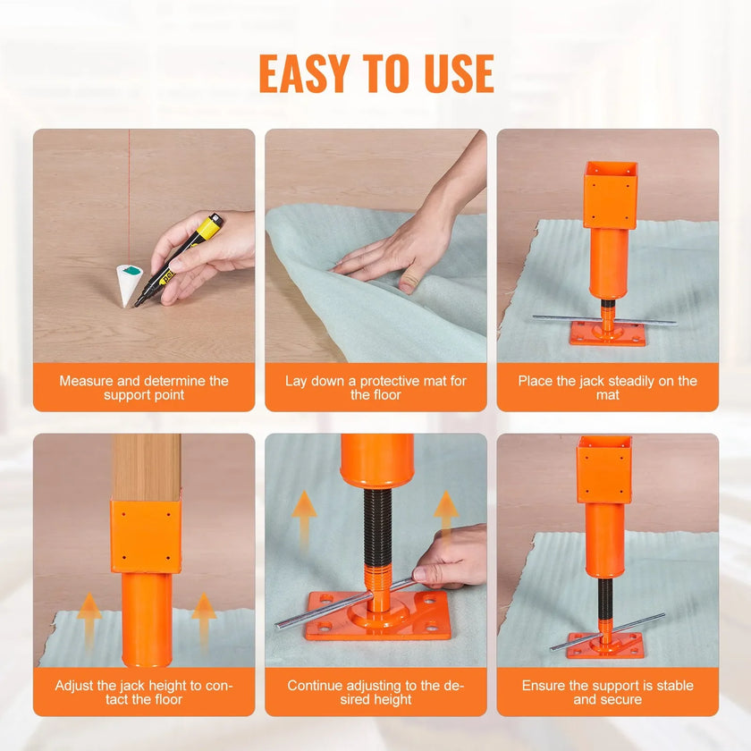 VEVOR Adjustable Shore Lift Stand Floor Roof Beam 4