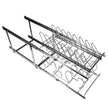 VEVOR Pan and Pot Rack, 2-Tier Expandable Pull Out Under Cabinet Organizer, Cookie Sheet Baking Pans Tray Racks, Adjustable Wire Dividers, Steel Lid Holder for Kitchen Cabinet & Pantry Storage, 12