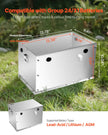 VEVOR Battery Box Group 24/31 Aluminum Alloy Shell for Off-Road Racers & Trucks