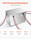 VEVOR Battery Box Group 24/31 Aluminum Alloy Shell for Off-Road Racers & Trucks