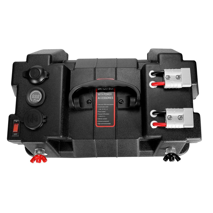 VEVOR Battery Box Group 24/31 Smart Battery Box 12V/24V/36V for Trolling Motor