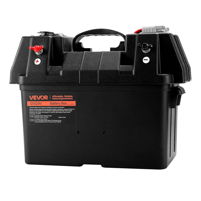VEVOR Battery Box Group 24/31 Smart Battery Box 12V/24V/36V for Trolling Motor