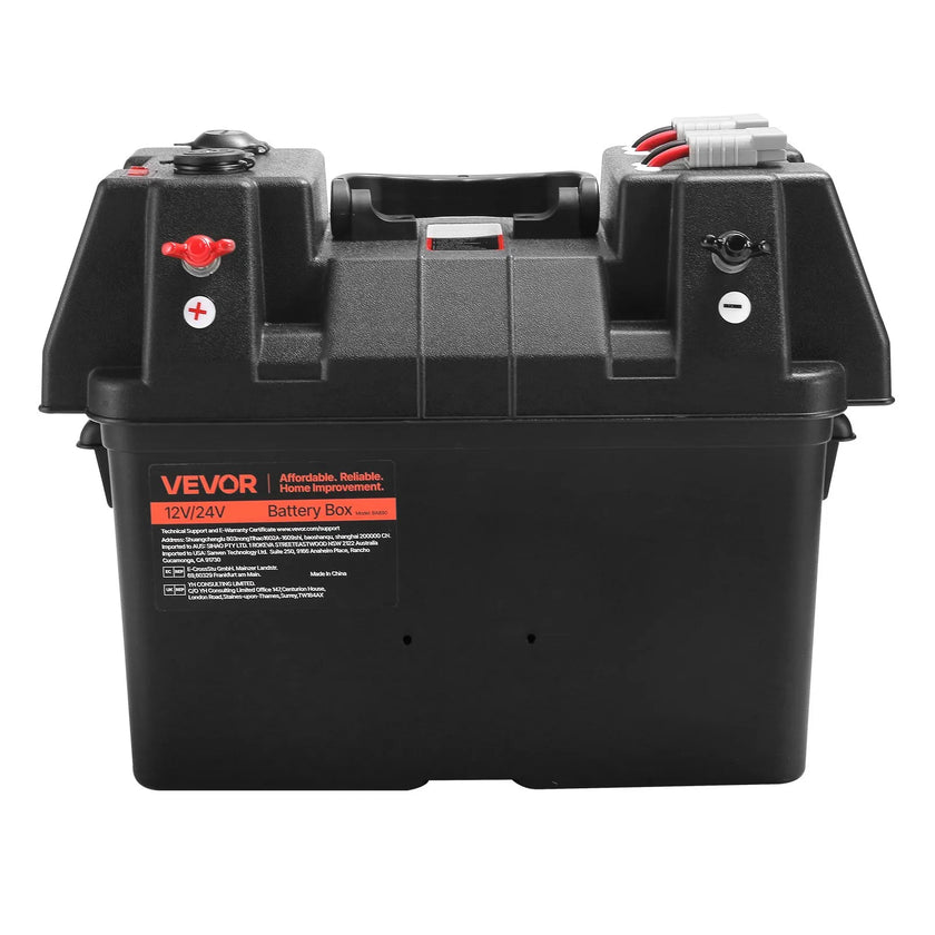 VEVOR Battery Box Group 24/31 Smart Battery Box 12V/24V/36V for Trolling Motor