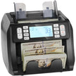 VEVOR Money Counter Machine, Bill Counter with UV, MG, IR and DD Counterfeit Detection, USD & EUR Cash Counting Machine with Add and Batch Modes, Large LCD & External Display, Not applicable to Canadian dollars