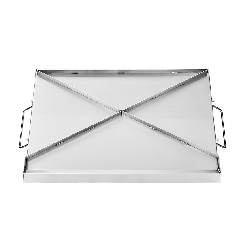 VEVOR 23x16 in Flat Top Griddle Stainless Steel Universal BBQ Grill Pan Cookware