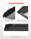 VEVOR 22x16 in Flat Top Griddle Carbon Steel Universal BBQ Grill Pan Cookware
