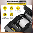 VEVOR Printer Receipt, 58mm Thermal Printer, ESC/POS Command Thermal Receipt Printer, Portable for Bank, Supermarket, Office, Restaurant Support Win 2003/XP/7/8/10 & Cashbox Driver