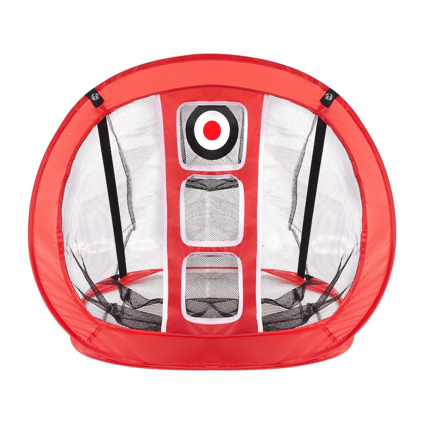 VEVOR Golf Chipping Net, Pop Up Golf Practice Net, Portable Indoor Outdoor Home Golf Hitting Aid Net with Target and Carry Bag, for Backyard Driving Training Swing, Gift for Men, Golf Lover, Red