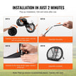 VEVOR Golf Chipping Net, Pop Up Golf Practice Net, Portable Indoor Outdoor Home Golf Hitting Aid Net with Target/Mat/Balls/Tee/Carry Bag, for Backyard Driving Training Swing, Gift for Men, Black