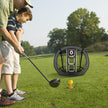 VEVOR Golf Chipping Net, Pop Up Golf Practice Net, Portable Indoor Outdoor Home Golf Hitting Aid Net with Target/Mat/Balls/Tee/Carry Bag, for Backyard Driving Training Swing, Gift for Men, Black