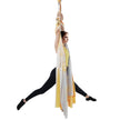 VEVOR Aerial Yoga Hammock & Swing, 5.5 Yards, Aerial Yoga Starter Kit with 100gsm Nylon Fabric, Full Rigging Hardware & Easy Set-up Guide, Antigravity Flying for All Levels Fitness Bodybuilding, Gold